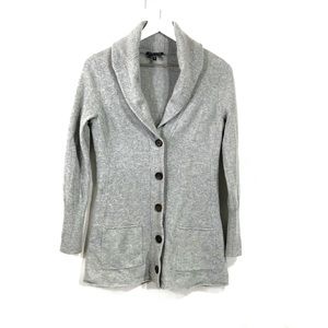 Eileen Fisher merino/cashmere blend shawl neck cardigan M